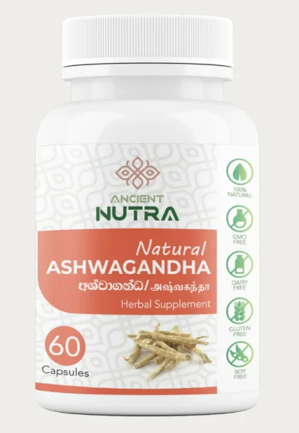 NATURAL ASHWAWAGANDHA 60 CAPSULES