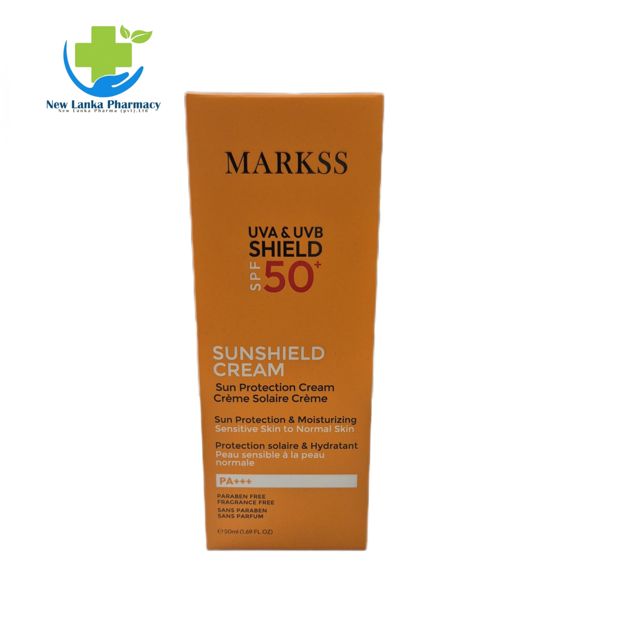 MARKSS SUNSHIELD CREAM SPF 50+ 50ml