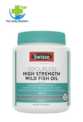 SWISSE ODOURLESS HIGH STRENGTH WILD FISH OIL 200 SOFT CAPSULES