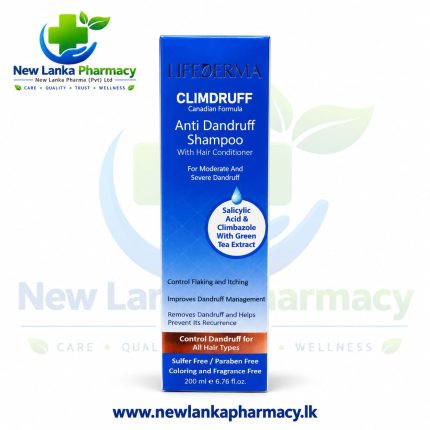 LIFEDERMA ClimDruff Anti-Dandruff Shampoo with Conditioner – 200ml