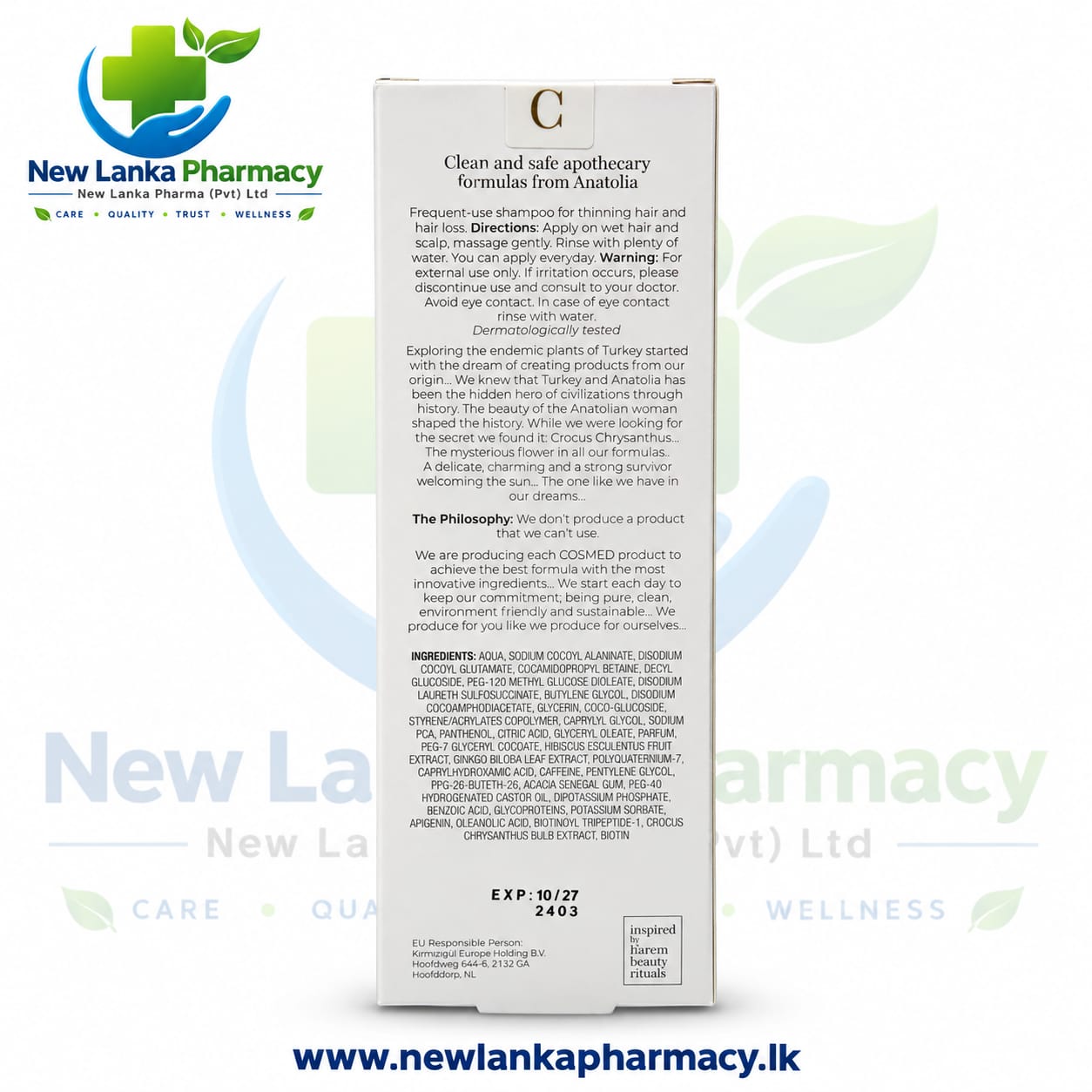 COSMED CONDITIONER 2