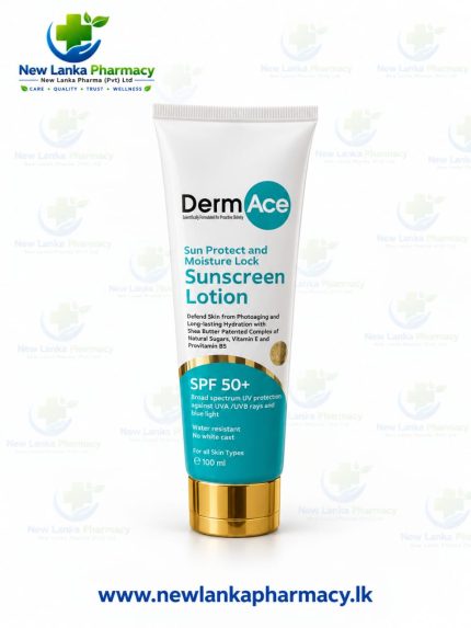 DERMACE Sun Protect and Moisture Lock Sunscreen Lotion SPF 50+ – 100 ml