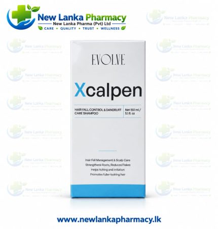 EVOLVE XCALPEN Hair Fall Control & Dandruff Care Shampoo – 150 ml