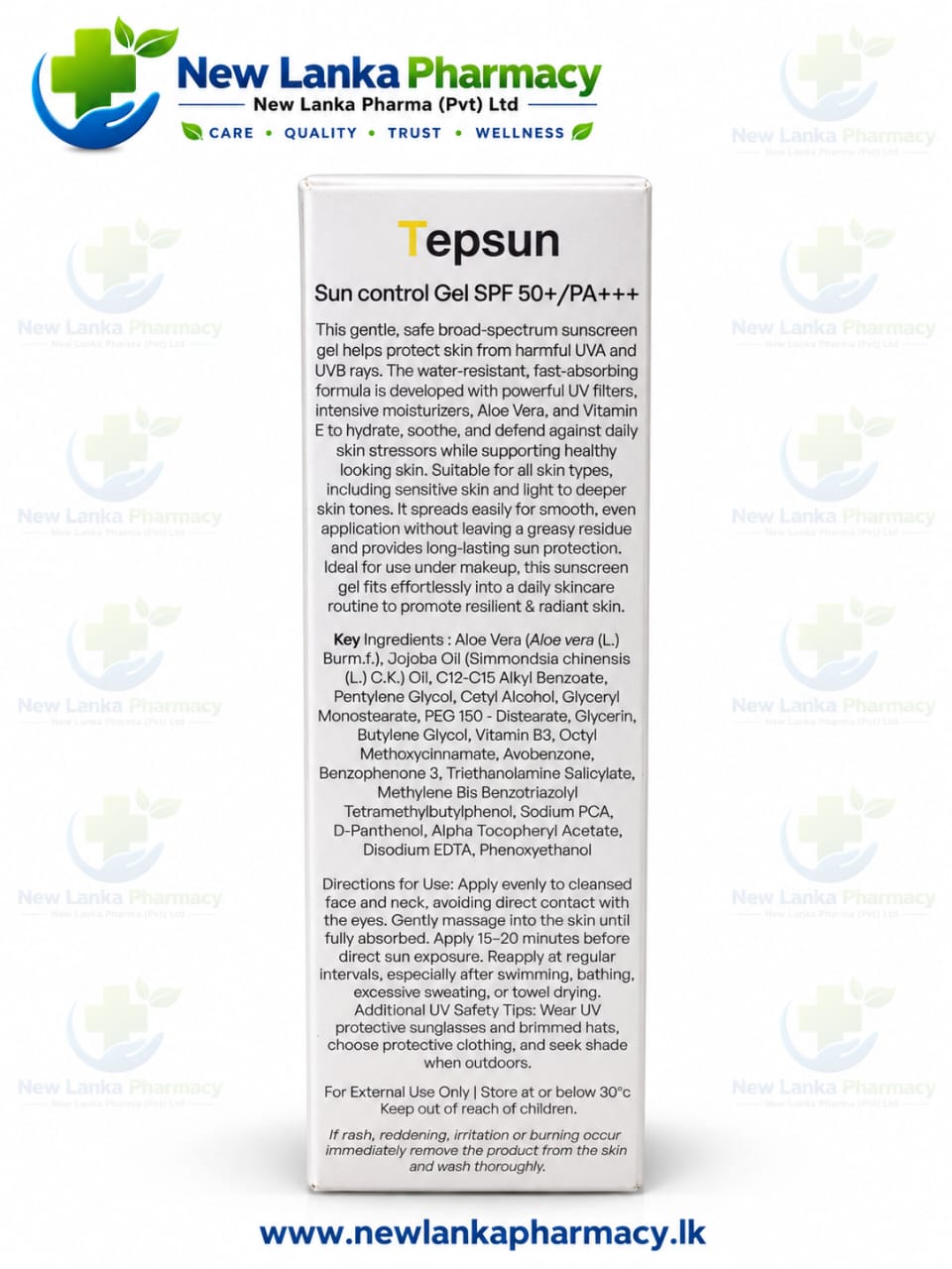 Evolve Tepsun Sun Control Gel SPF 50+ PA+++ 2