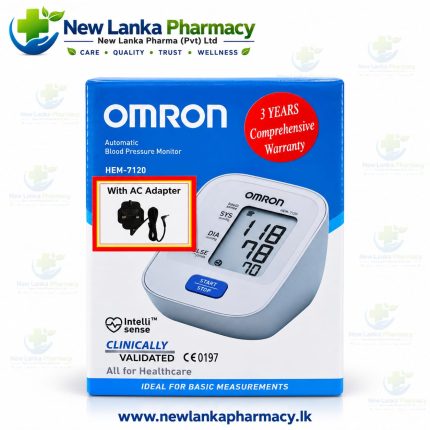 Omron HEM-7120 Automatic Blood Pressure Monitor with AC Adapter