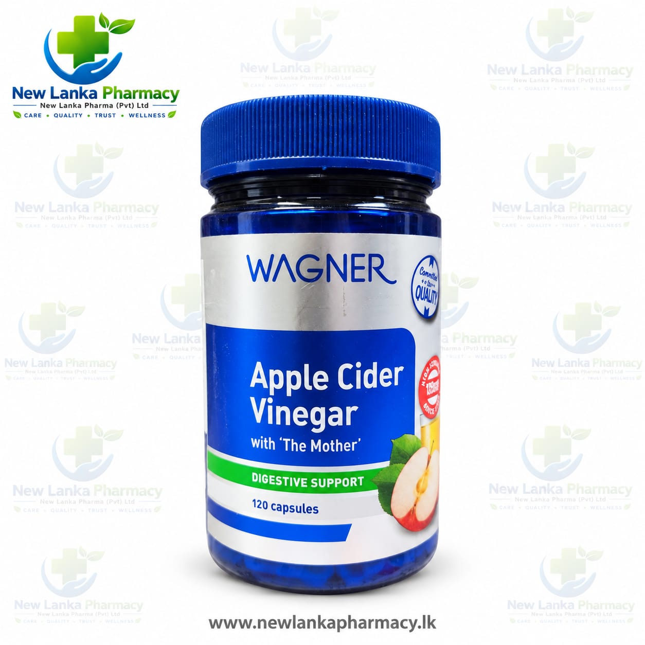 WAGNER Apple Cider Vinegar with ‘The Mother’ – 120 Capsules